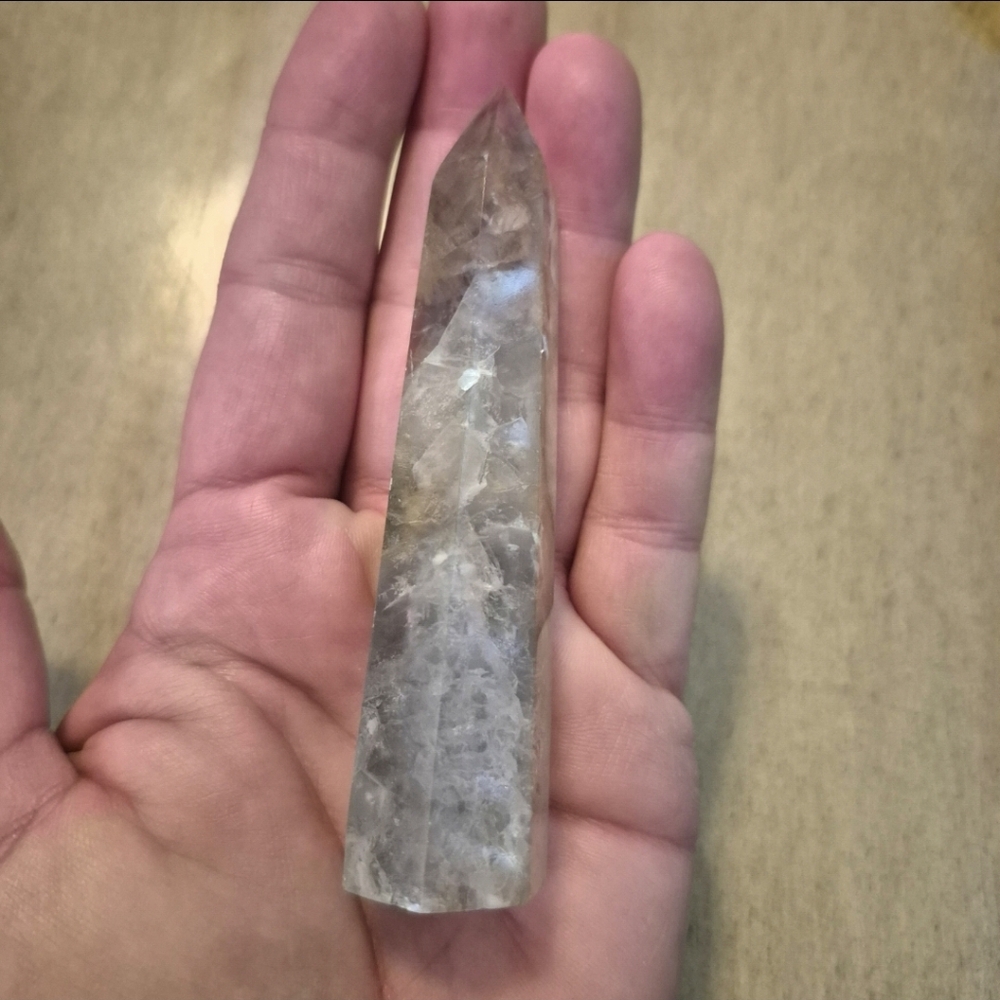 Natural Fluorite Crystal Point Obelisk Tower #A2 - Picture 10 of 10
